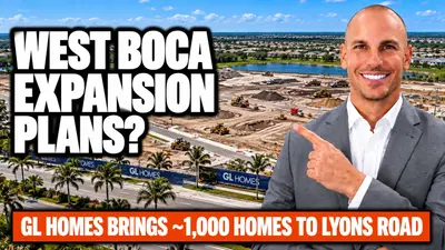 GL Homes Plans Nearly 1,000 New Homes Along Lyons Road in West Boca